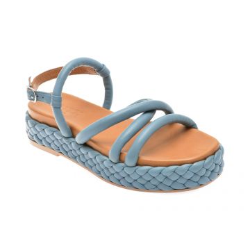 Sandale casual GRYXX albastre, 5363058, din piele naturala