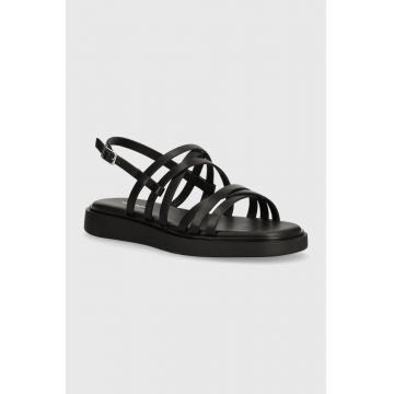 Vagabond Shoemakers sandale de piele CONNIE femei, culoarea negru, 5757-501-20