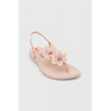 Ipanema sandale DUO FLOWERS femei, culoarea bej, 83565-AS018