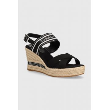 U.S. Polo Assn. sandale ALYSSA culoarea negru, ALYSSA007W 4C2