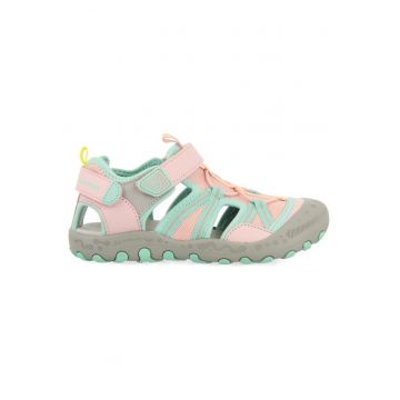 Sandale cu aspect contrastant CHARTEVES 27701 - Roz pal/Verde menta