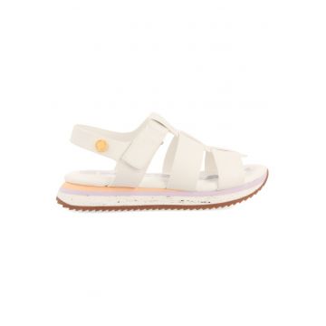 Sandale cu velcro Kiberen - Alb