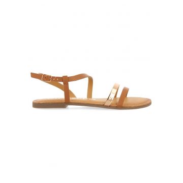 Sandale de piele Bargeme - Caramel