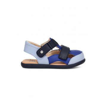 Sandale de piele ecologica cu velcro