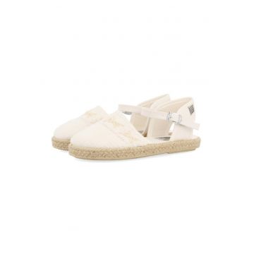 Sandale-espadrile cu broderie Comitini