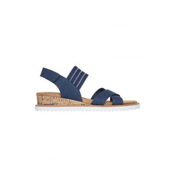 Sandale de piele ecologica cu velcro