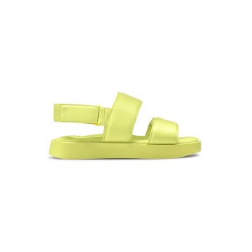 Sandale flatform cu velcro