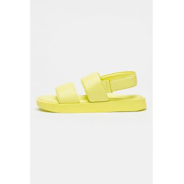 Sandale flatform cu velcro