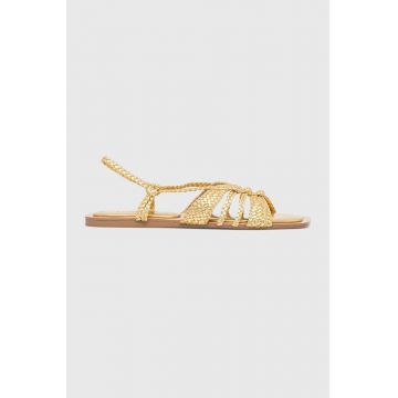 Answear Lab sandale femei, culoarea auriu