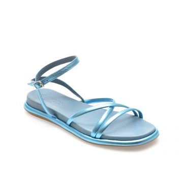 Sandale casual GRYXX albastre, 4113, din piele naturala