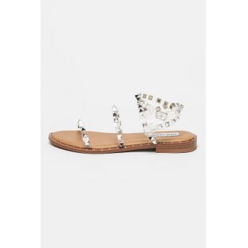 Sandale cu tinte Travel - Bej/Argintiu