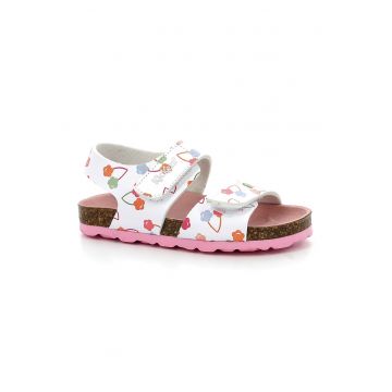 Sandale de piele ecologica cu velcro