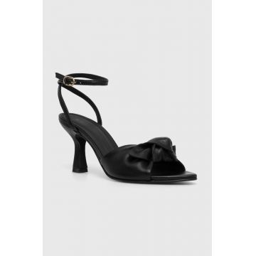 Alohas sandale de piele Cyra culoarea negru, S100392-01
