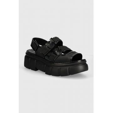 Melissa sandale REBEL SANDAL AD femei, culoarea negru, cu platforma, M 35830 AY862