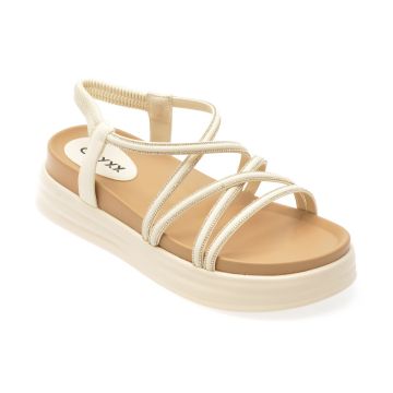 Sandale casual GRYXX bej, 9079, din piele ecologica