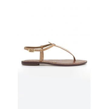 Sandale de piele cu bareta separatoare Gigi