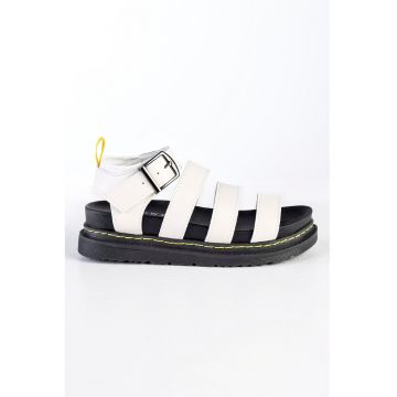 Sandale din piele ecologica cu barete multiple
