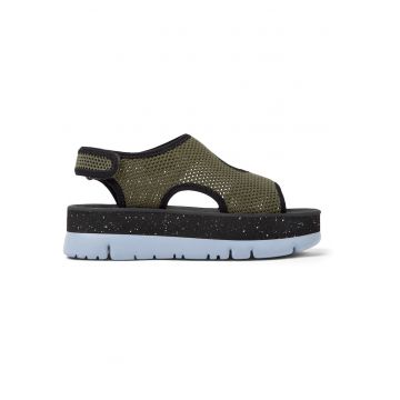 Sandale flatform Oruga Up - Verde masliniu inchis