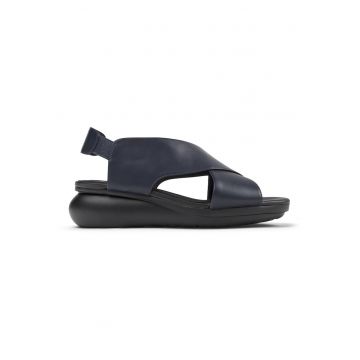 Sandale slingback de piele Balloon 26717 - Albastru