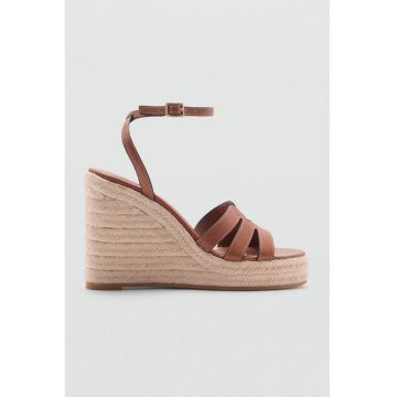 Sandale cu talpa wedge Aurora
