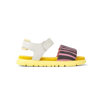 Sandale de piele cu velcro Oruga