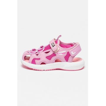 Sandale de piele ecologica cu velcro
