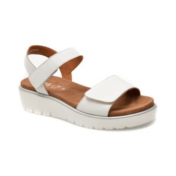 Sandale casual ARA albe, 33518, din piele naturala