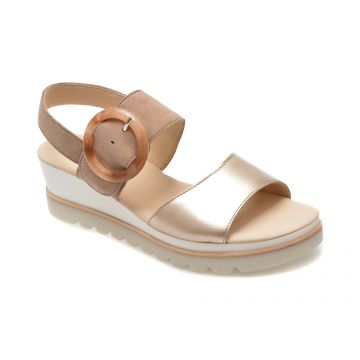 Sandale casual GABOR bej, 44645, din piele intoarsa
