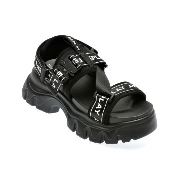 Sandale casual REPLAY negre, WSA601T, din material textil