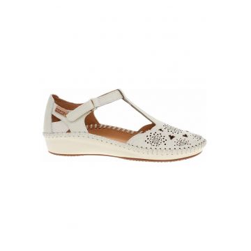 Sandale dama - 879759 - Piele naturala - Crem