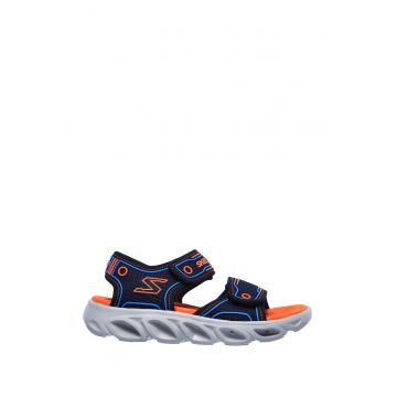 Sandale cu lumini LED Hypno-Flash 3.0 - Bleumarin/Oranj mandarina