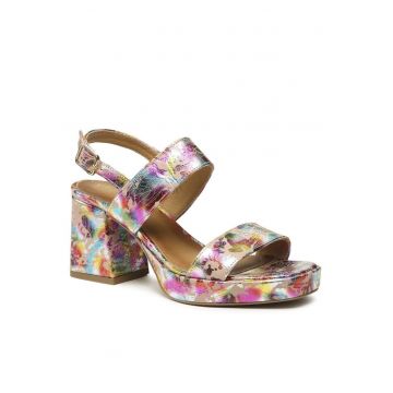 Sandale dama  302883134 - Piele naturala - Roz