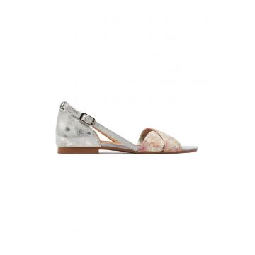Sandale dama -  304024 - Piele naturala - Argintiu