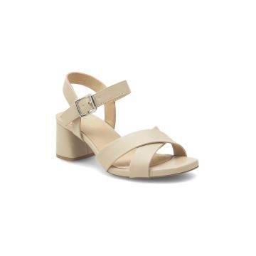 Sandale dama -  451914 - Piele ecologica - Bej