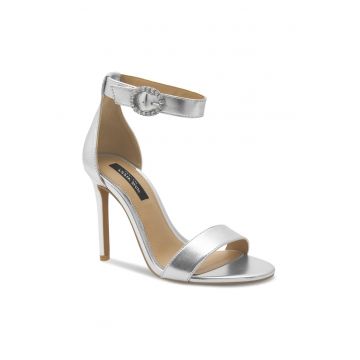 Sandale dama -  517368 - Piele ecologica - Argintiu