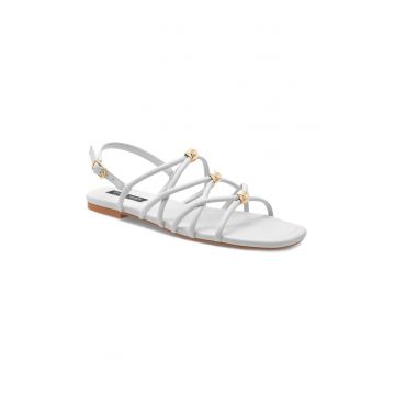 Sandale dama -  555490 - Piele ecologica - Alb