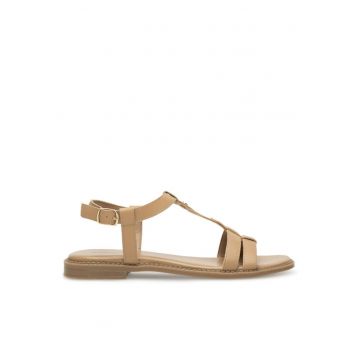 Sandale dama -  590558865319636 - Piele naturala - Maro