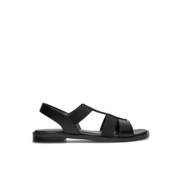 Sandale dama -  590558865344838 - Piele naturala - Negru