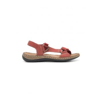 Sandale dama -  590559 - Piele naturala - Rosu -