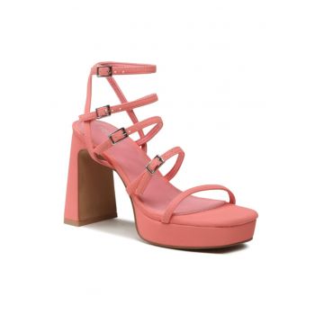 Sandale dama -  302901869 - Corai - Piele ecologica