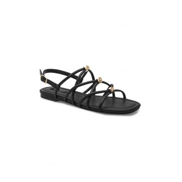 Sandale dama -  555513 - Piele ecologica - Negru
