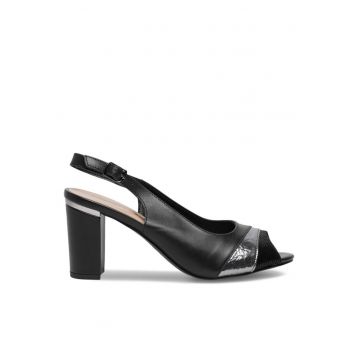Sandale dama -  590558849520838 - Piele naturala - Negru