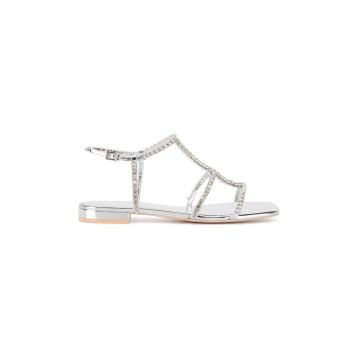 Sandale dama -  590559 - Piele naturala - Argintiu