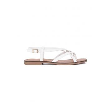 Sandale dama -  590559 - Sintetic - Alb