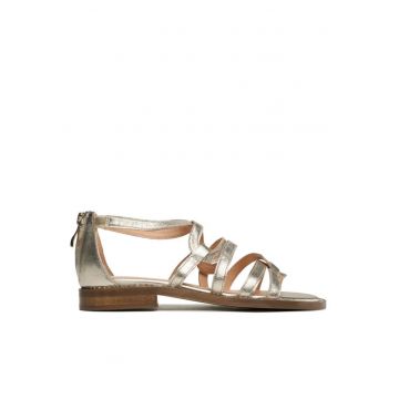 Sandale dama - 30234093435 - Piele naturala - Auriu