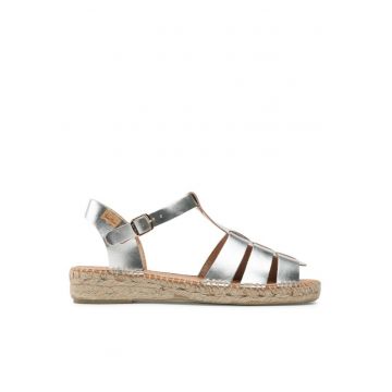 Sandale dama  302774425 - Piele naturala - Argintiu