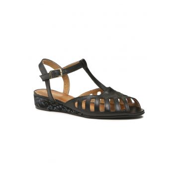 Sandale dama -  302883691 - Piele naturala - Negru