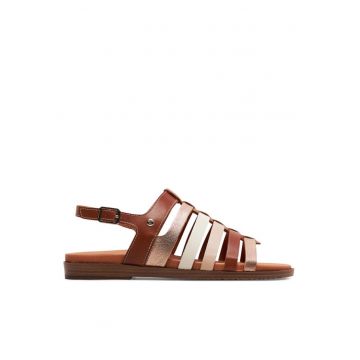 Sandale dama - 30368185236 - Piele naturala - Maro