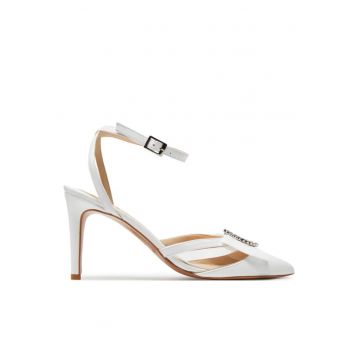 Sandale dama  304036606 - Piele naturala/Sintetic - Alb