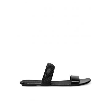 Sandale dama -  590558840218338 - Piele naturala/Piele lacuita - Negru